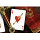 Paisley Royals (Red) Playing Cards 