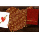 Paisley Royals (Red) Playing Cards 