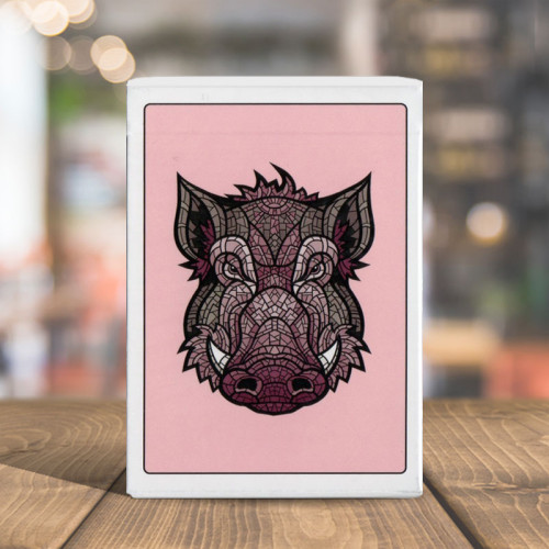 Wild Reserve: Pink Boar Playing Cards 