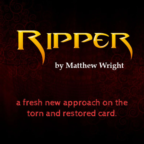 Ripper (with DVD and Gimmicks) by Matthew Wright