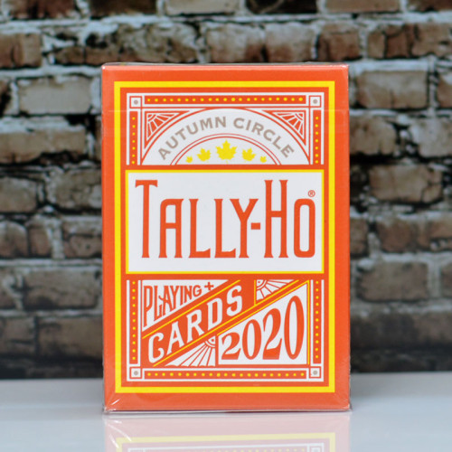 Tally-Ho Autumn Circle Back Playing Cards 