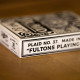 Fulton Plaid (Whisky White) Playing Cards