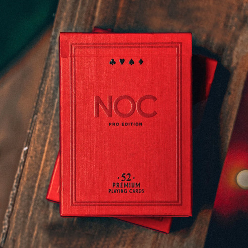 NOC Pro 2021 (Burgundy Red) Playing Cards