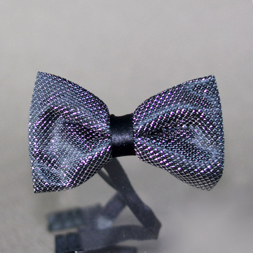 Magicians Bow Tie - Silver/Black