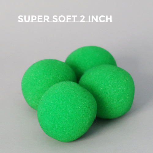 Super Soft Sponge Balls 2 Inch (Green) by Gosh