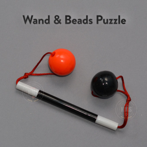 Wand And Beads Puzzle