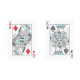 Cold Foil Black Roses Hotel Playing Cards