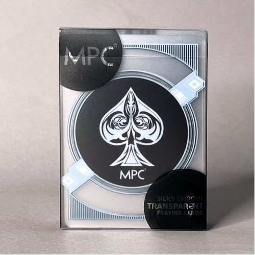 Black Transparent Playing Cards by MPC