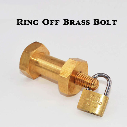 Ring Off Brass Bolt