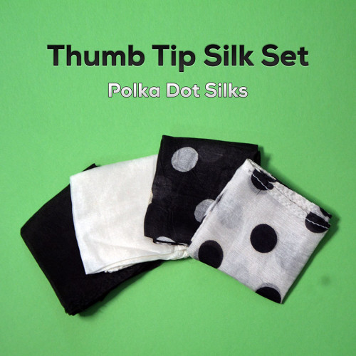 Thumb Tip Silk Set - Polka Dot