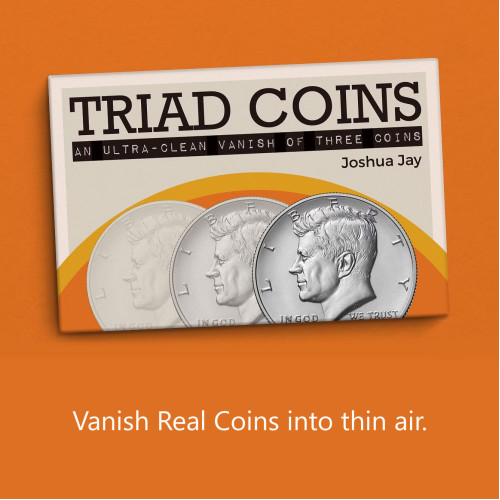 Triad Coins (US Gimmick ) by Joshua Jay