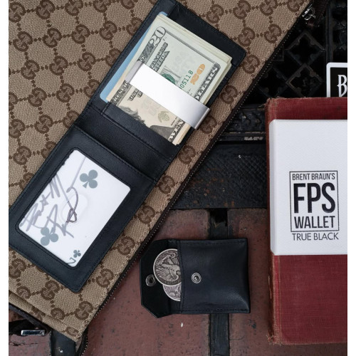 FPS Wallet True Black Leather