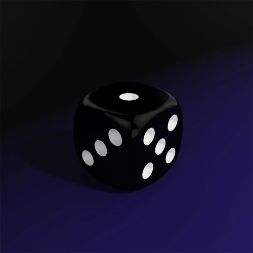 Magnetic Die (Black) by Iarvel Magic