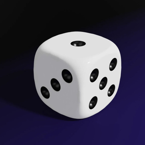 Magnetic Die (White) by Iarvel Magic