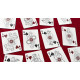 North Star Playing Cards Luxury Red Edition