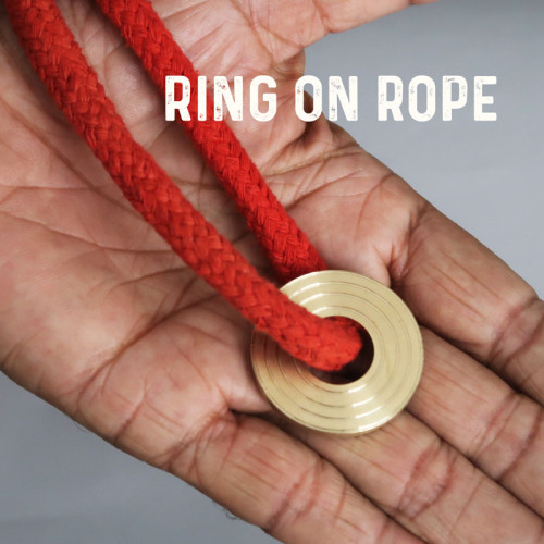 Ring on Rope - Brass