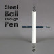 Steel Ball Through Pen