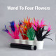 Four Flower Wand with Pot