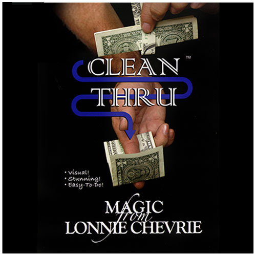 Clean Thru - Clear Thru by Lonnie Chevrie and Kozmo Magic ( VIDEO DOWNLOAD )