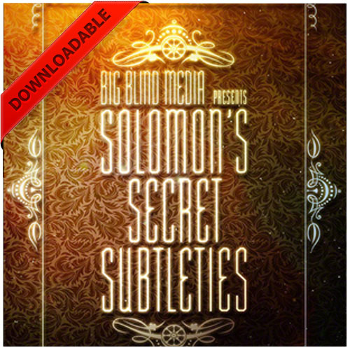 Solomons Secret Subtleties by David Solomon (VIDEO DOWNLOAD)