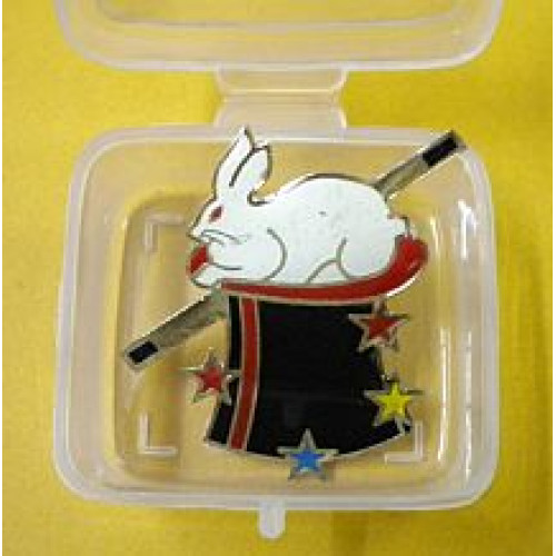 Lapel Pin - Rabbit in Hat