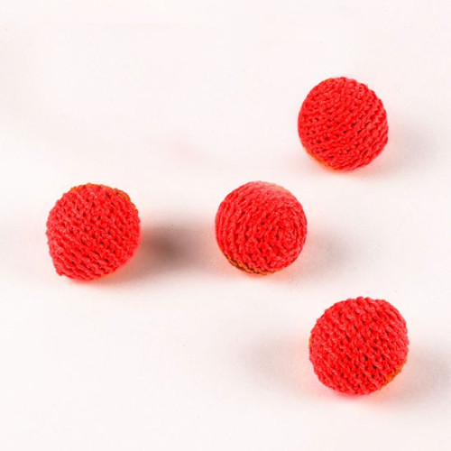 Crochet Balls Red #4