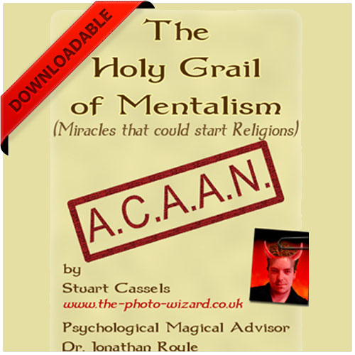 Holy Grail Mentalism by Stuart Cassels and Jonathan Royle (PDF DOWNLOAD)