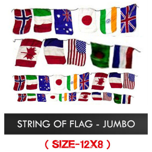 String of Flags - Jumbo 12 x 8