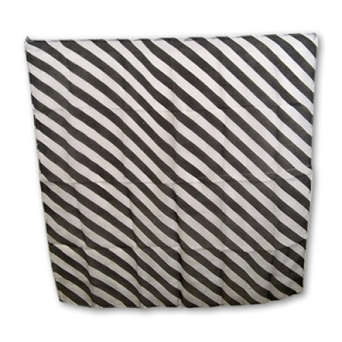 Zebra Silk 18 inch (Black & white)